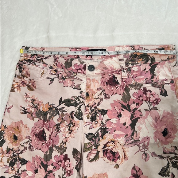 Kut From The Kloth Lauren Crop Straight Leg Floral Pants – Size 14 EUC - Picture 5 of 11